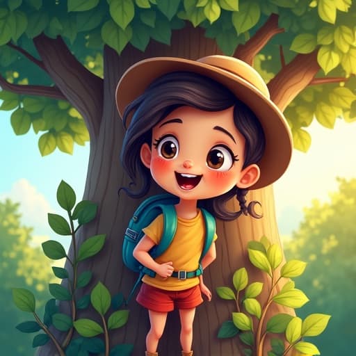 Cartoon art style sample
