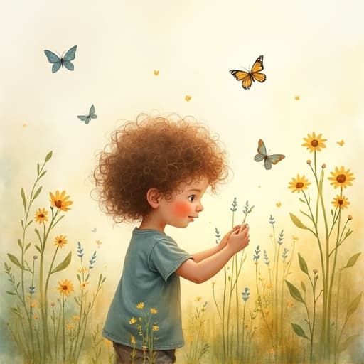 Watercolour art style sample